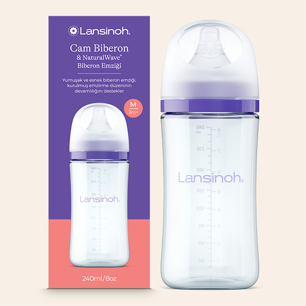 240 ml Cam Biberon & NaturalWave® Biberon Emziği