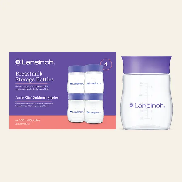 Anne Sütü Saklama Şişeleri 4 Adet