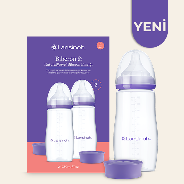 2 X 330 ml Biberon & NaturalWave® Biberon Emziği
